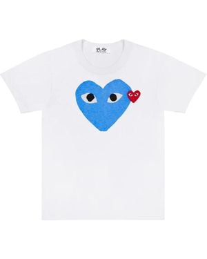 COMME DES GARÇONS PLAY T-Shirts - Blue