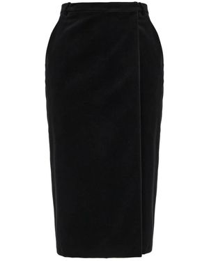 Saint Laurent Midi Skirts - Zwart