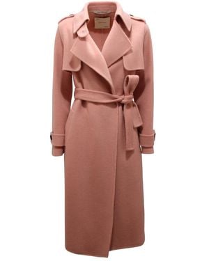 EMMA & GAIA Trench Coats - Red
