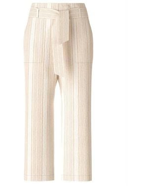 Marc Cain Cropped Pants - Natural