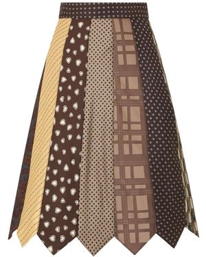 Moschino Midi Skirts - Brown