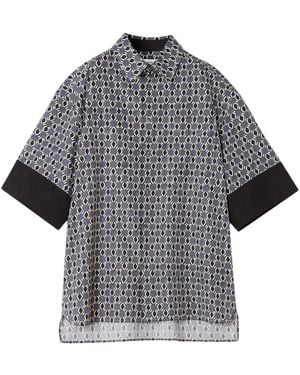 Lanvin Short Sleeve Shirts - Grey