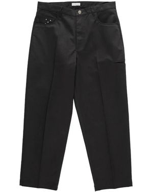 Pop Trading Co. Klassieke Antraciet Werkbroek - Zwart