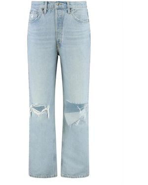 RE/DONE Straight Jeans - Blue