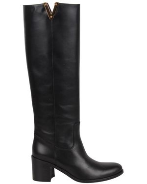 Via Roma 15 High Boots - Black