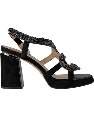 Alma En Pena. High Heel Sandals - Black