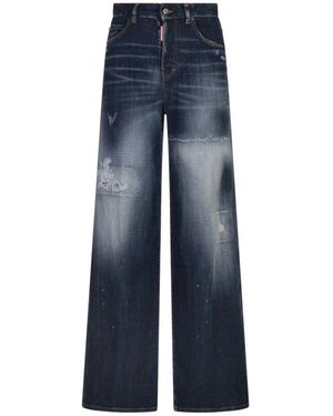 DSquared² Wide Jeans - Blue