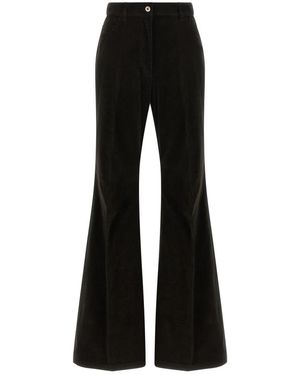 Ferragamo Wide Trousers - Negro