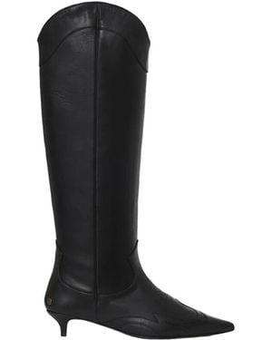 Anine Bing High Boots - Black