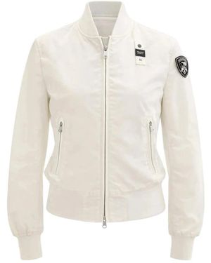 Blauer Jassen ,Wit ,Melba Jacket
