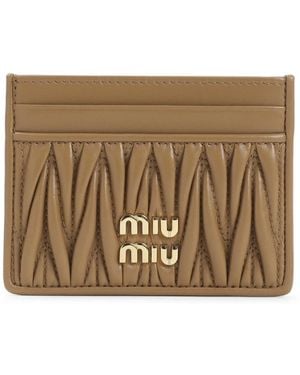 Miu Miu Wallets & Cardholders - Metallic