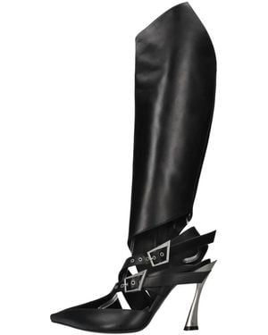 Mugler Heeled Boots - Negro