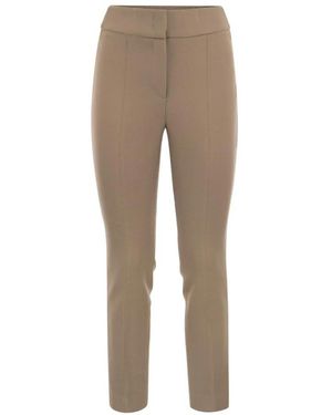 Peserico Slim-Fit Trousers - Natural