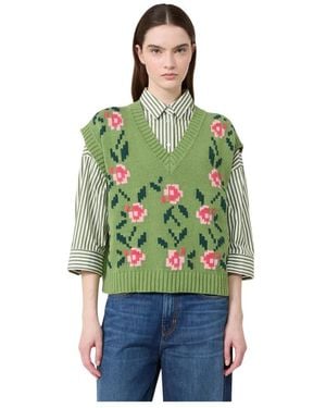 Weekend by Maxmara Alamaro V-Neck Truien - Groen
