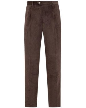 Etro Straight Trousers - Brown