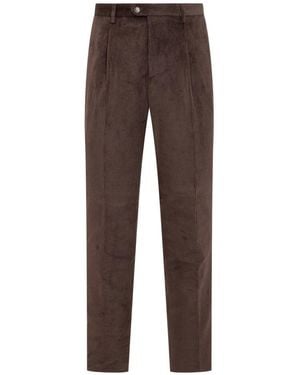 Etro Straight Trousers - Brown