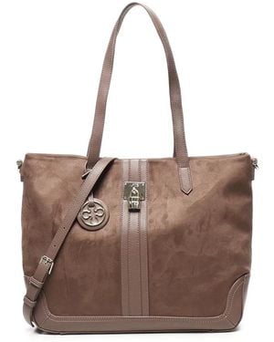 V73 Tote Bags - Brown