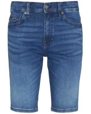 HUGO Denim Shorts - Bleu