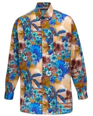 Roberto Cavalli Casual Shirts - Blue