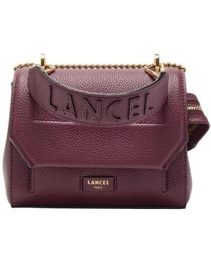 Lancel Tassen ,Paars ,Leer Kleine Ninon Flap Bag