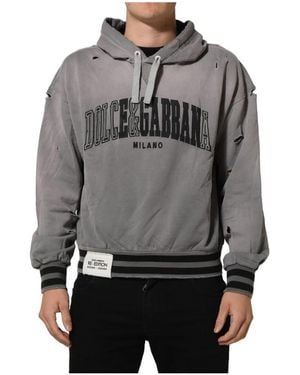Dolce & Gabbana Hoodies - Grey
