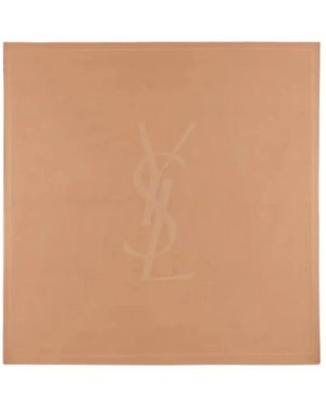 Saint Laurent Silk Scarves - Natural