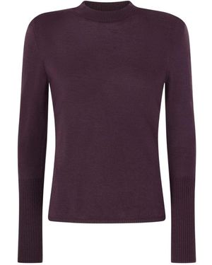 Pinko Round-Neck Knitwear - Purple