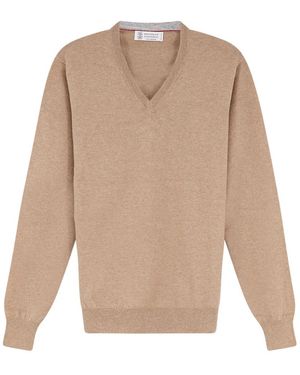 Brunello Cucinelli Cashmere Knitwear - Neutre