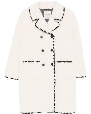 Ermanno Scervino Double-Breasted Coats - Blanc