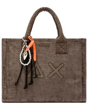 Sun 68 Shopping Bags - Brown