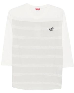 KENZO Long Sleeve T-Shirts - White