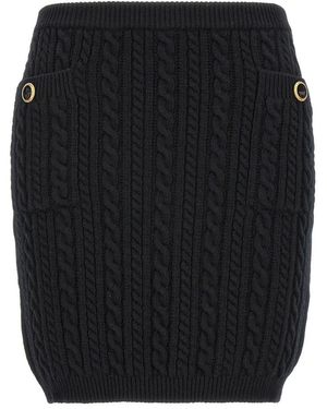 Alessandra Rich Short Skirts - Black