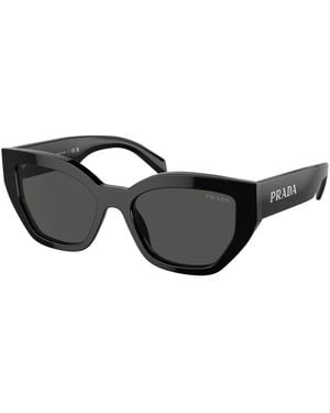 Prada Lettering Butterfly Zonnebril - Zwart