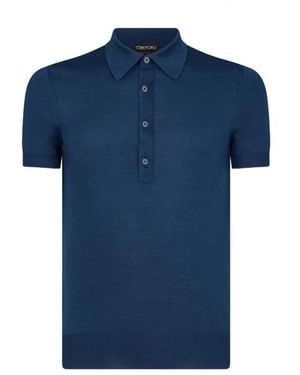 Tom Ford Polo Shirts - Blue