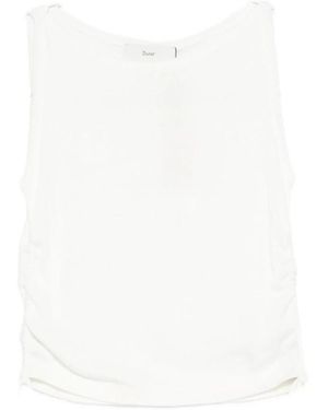 DUNST Drawstring Top - Wit