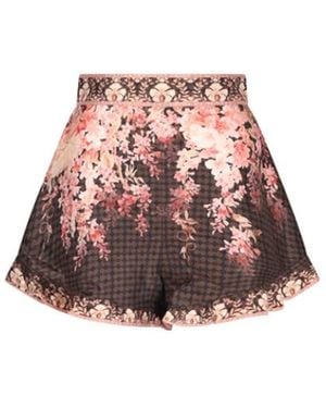 Zimmermann Short Shorts - Pink