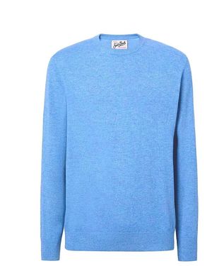 MC2 Saint Barth Rundhals-Strickpullover - Blau