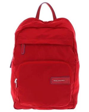 Piquadro Ryan Opvouwbare Rugzak 14" - Rood