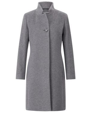 Cinzia Rocca Luxe Wol-Kasjmier Jas - Grijs