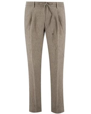 BERWICK  1707 Chinos - Grey