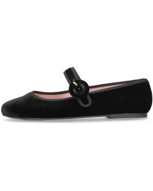 Pretty Ballerinas Ballerina Shoes - Black