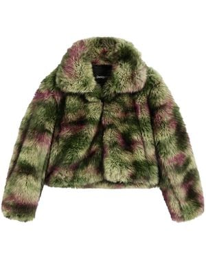 Desigual Faux Fur & Shearling Jackets - Verde