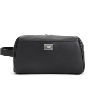 Balenciaga Tassen ,Zwart ,Leer Rodeo Toilettas