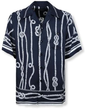Dolce & Gabbana Short Sleeve Shirts - Blu