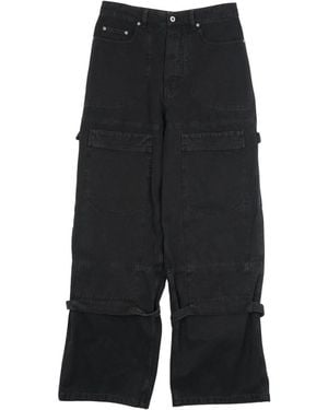 Off-White c/o Virgil Abloh Wide Trousers - Black