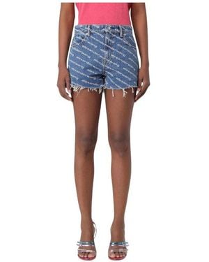 Alexander Wang Denim Shorts - Blue