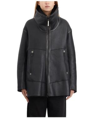 Isaac Sellam Leather Jackets - Black