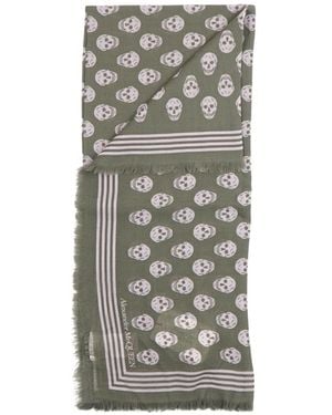 McQueen Winter Scarves - Grey