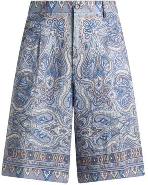 Etro Casual Shorts - Azul