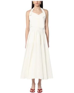 Patou Weiße Lange Kleid Für Frauen